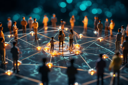 Global business structure of networking. Analysis and data exchange customer connection, HR recruitment and global outsourcing, Customer service, Teamwork, Strategyの写真素材
