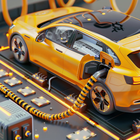 Electric vehicle charging power supply connected to battery for recharging to optimize performance