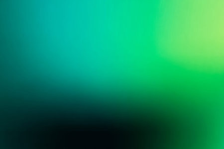 A seamless, flowing blend of teal, green, and yellow shades creates a tranquil yet energizing...