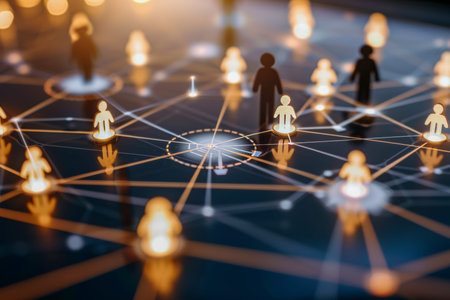 Global business networking and data exchange for HR and customer service strategy