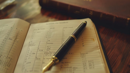 High quality calendar page, pen, and planner for efficient planning and organization