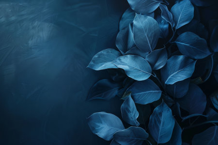 Elegant dark blue background for professional development, design and creative projectsの写真素材