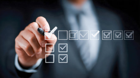 A professional in formal attire interacts with a sleek, see-through digital interface, indicating...