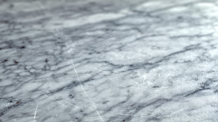 A refined white marble surface with delicate gray streaks and gentle imperfections, offering a...