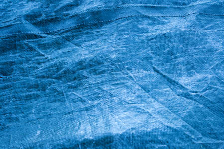 Ocean blue tarp textureの写真素材