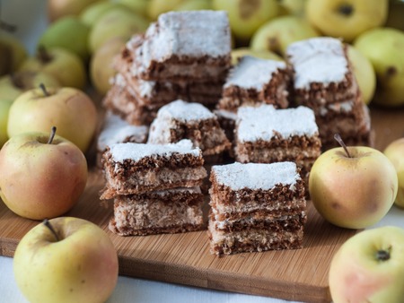 apple marshmallowの写真素材