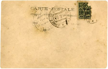 Vintage postcard from early 1900's.の写真素材