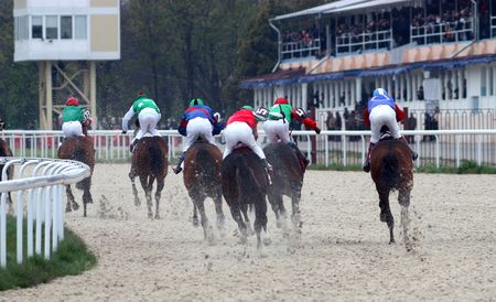 PYATIGORSK, RUSSIA - MAY 2: The race for the prize of the Tagora, May 2, 2010 in Pyatigorsk, Caucasus, Russia.のeditorial素材