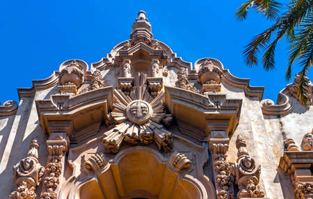 SAN DIEGO, CA - APRIL 15,2014: A View of Structure Casa del Prado at Balboa Park in San Diego, California, United States of America.のeditorial素材