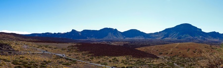 large crater of the volcano Teideの写真素材