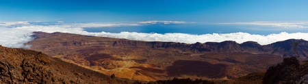Teide volcano on a sunny dayの写真素材