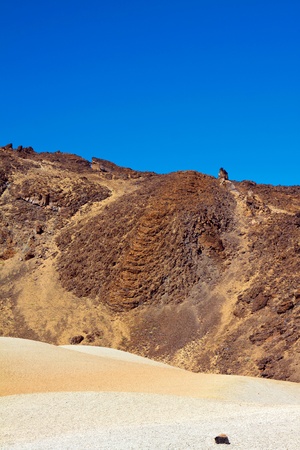 large crater of the volcano Teideの写真素材