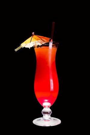 sunrise Cocktail isolated の写真素材