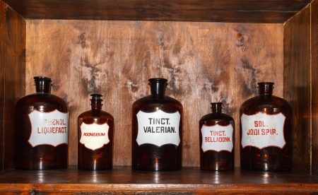 old pharmacy cabinetの写真素材
