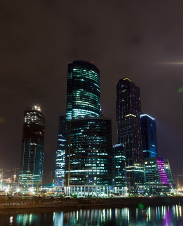 skyscrapers of Moscow Cityの写真素材
