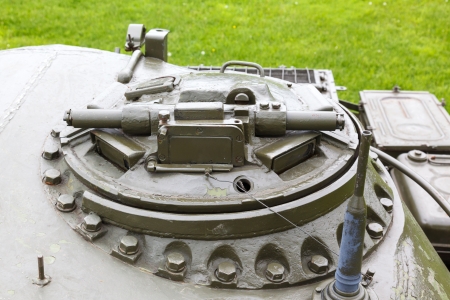 tank commander's hatch t-54 with surveillance devicesのeditorial素材