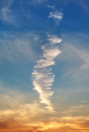 dramatic sky summer sunrise and clouds photo ofの写真素材