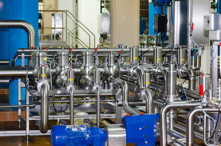 pipes, tanks for the food industry