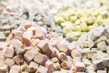 traditional Turkish sweets on the Grand Bazaar, Istanbulの写真素材