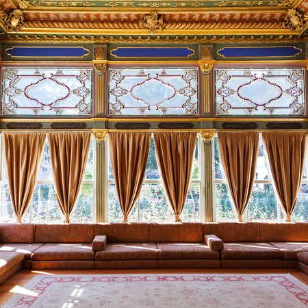 Sofa Kiosk in the Topkapi palace, Istanbul, Turkeyのeditorial素材