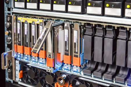 replacing a failed hard drive in the storage system in the data center