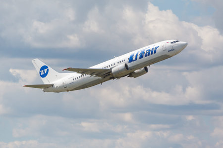 VNUKOVO, MOSCOW REGION, RUSSIA - 12 August, 2016: Airplanes at Vnukovo international airport. Utair...