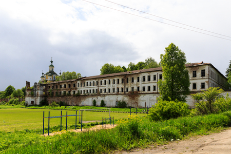 Cathedral of the Ascension of the Lord. Spaso-Sumorin Monastery. Totma. Vologda Region. Russia.の写真素材