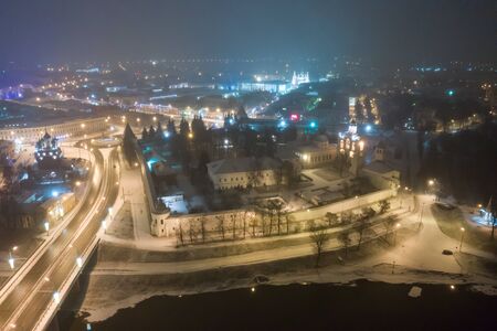 The Golden ring of Russia in winter, Yaroslavl. Spassky (St Saviour) Monastery. Yaroslavl Architectural Historical and Art Museum Preserve.の写真素材