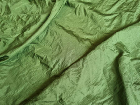 Abstract green textured mukena cloth backgroundの写真素材