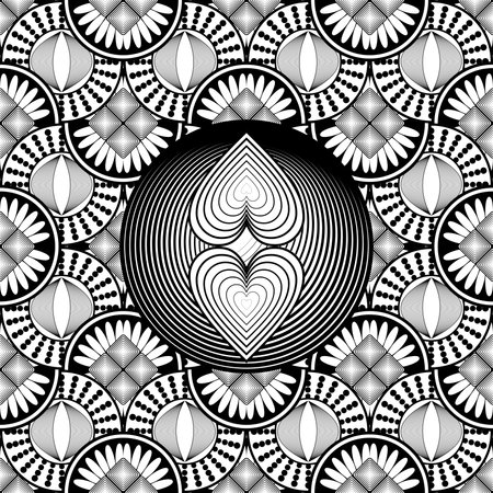 Abstract seamless pattern textured background illustrationのイラスト素材