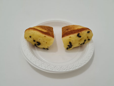 Chocolate flavored pukis cake made from flour and other ingredients