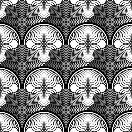 Abstract background of lines forming something can be used for art workのイラスト素材