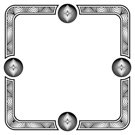 Ornament frames can be for wedding invitations, book covers or othersのイラスト素材