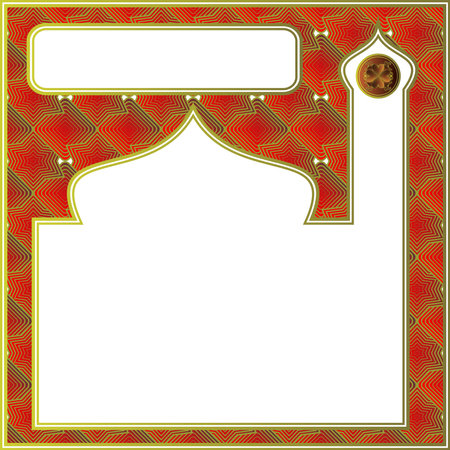 Textured abstract ornaments can be used for invitations or room decorationのイラスト素材