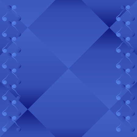 The blue abstract background forms something that can be used as a wall decoration or something elseのイラスト素材