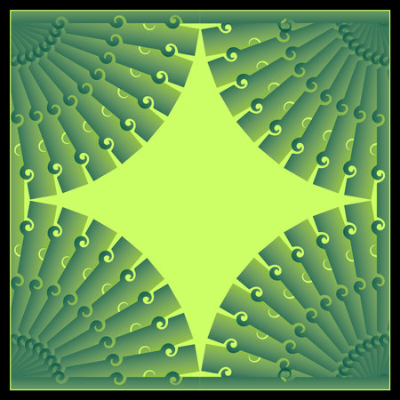 Abstract background textured green color black combinationのイラスト素材