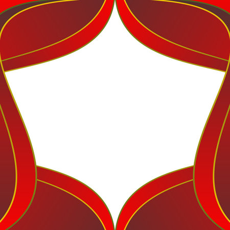 Black red textured abstract background with yellow gold lines can be used for certificates or invitationsのイラスト素材