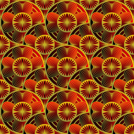 Seamless background pattern. Abstract decorative pattern. Vector illustration.のイラスト素材