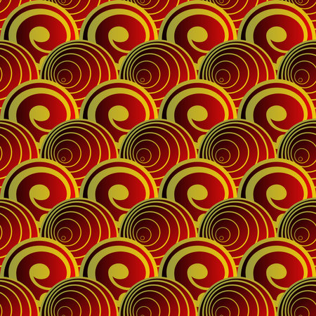 Seamless pattern with circles. Abstract background. Vector illustration.のイラスト素材