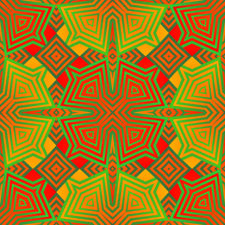 Seamless background pattern with a variety of multicolored lines.のイラスト素材