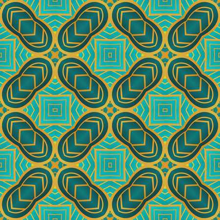 Abstract background with seamless textured green color combined with dark yellowのイラスト素材