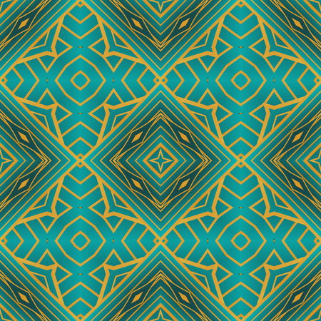 Abstract background with seamless textured green color combined with dark yellowのイラスト素材