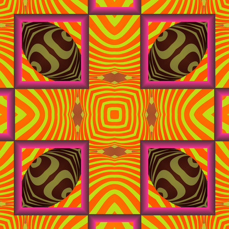 Seamless textured abstract background in gold yellow and red colorsのイラスト素材