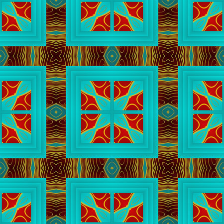 Seamless abstract pattern, hand drawn texture for Wedding, Bridal, Valentine's day or Birthday Invitations. Floral geometric background. Fabric or paper print.のイラスト素材