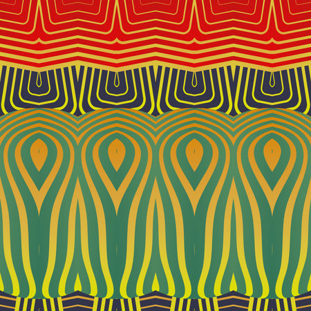 Seamless vector background with tribal motifs. Print. Repeating background. Cloth design, wallpaper.のイラスト素材