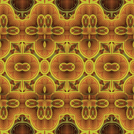 Seamless abstract pattern, symmetrical geometrical background.