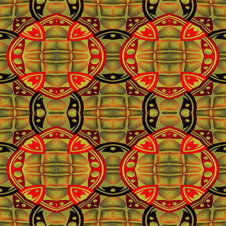 Seamless background pattern. Decorative geometric pattern. Vector illustration.のイラスト素材