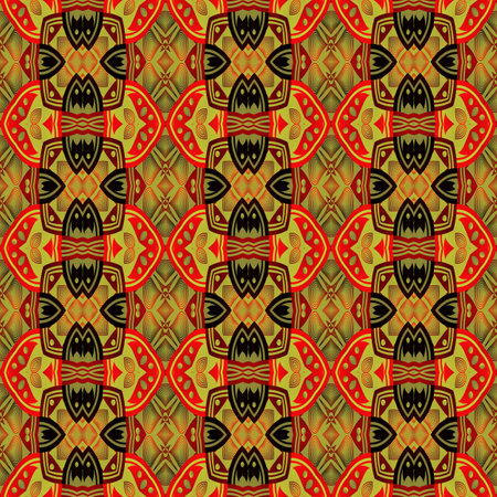 Seamless background pattern. Decorative geometric pattern. Vector illustration.のイラスト素材