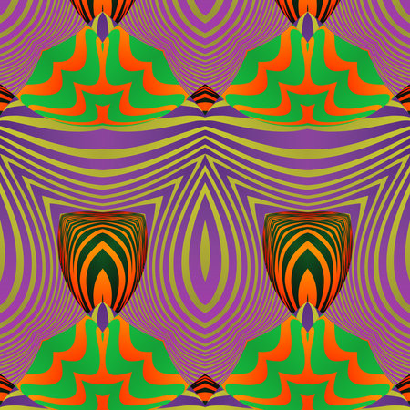 Seamless abstract pattern with rhombus. Vector illustration.のイラスト素材