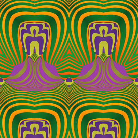 Seamless abstract pattern with rhombus. Vector illustration.のイラスト素材